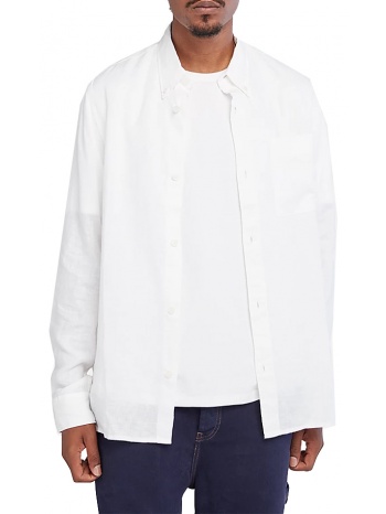 πουκαμισο timberland linen pocket tb0a66b9 λευκο σε προσφορά