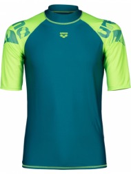 αντηλιακη μπλουζα arena rash vest s/s graphic πρασινο