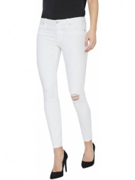 jeans vero moda vmlydia skinny 10225483 λευκο