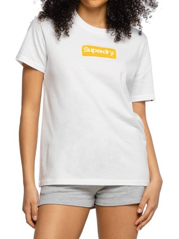 t-shirt superdry core logo workwear w1010511a λευκο σε προσφορά