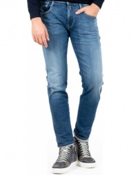 jeans replay anbass slim hyperflex re-used m914y .000.661ri12 007 σκουρο μπλε