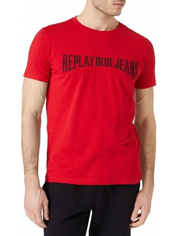 t-shirt replay m3363 .000.2660 558 κοκκινο σε προσφορά