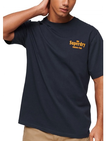 t-shirt superdry code ath. club graphic m1011634a σκουρο σε προσφορά