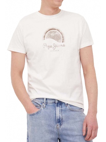 t-shirt pepe jeans richmond pm508698 λευκο σε προσφορά