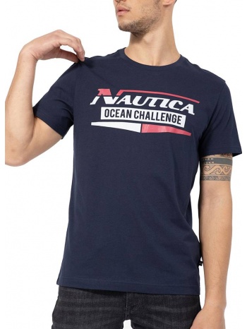 t-shirt nautica v15903 4nv σκουρο μπλε σε προσφορά