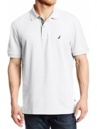 t-shirt polo nautica anchor k41050 λευκο