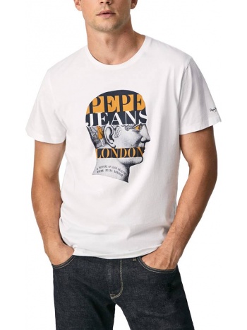 t-shirt pepe jeans sullivan pm507865 λευκο σε προσφορά