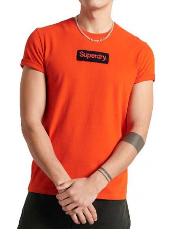 t-shirt superdry core logo workwear m1011192a πορτοκαλι σε προσφορά