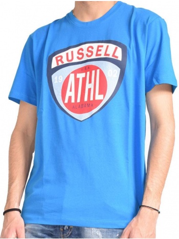 μπλουζα russell athletic shield s/s crewneck tee μπλε σε προσφορά
