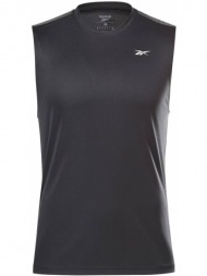 αμανικη μπλουζα reebok sport workout ready sleeveless tech t-shirt μαυρη