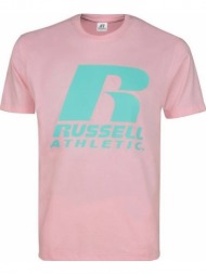 μπλουζα russell athletic r s/s crewneck tee ροζ