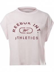μπλουζα reebok sport workout ready supremium t-shirt ροζ