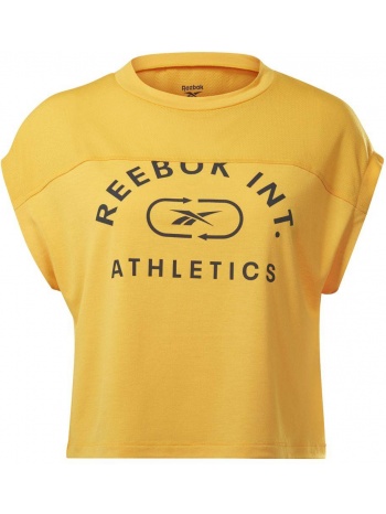 μπλουζα reebok sport workout ready supremium t-shirt κιτρινη σε προσφορά