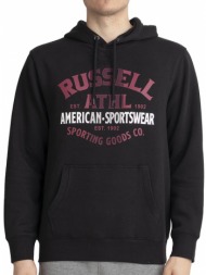 φουτερ russell athletic sportswear pullover hoody μαυρο