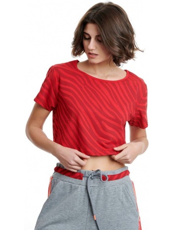 μπλουζα bodytalk primal instict cropped κοκκινη σε προσφορά