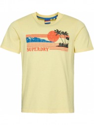 t-shirt superdry ovin vintage great outdoors m1011531a ανοιχτο κιτρινο