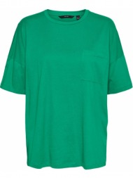 t-shirt vero moda vmpaula pocket 10258051 πρασινο