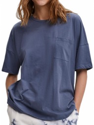 t-shirt vero moda vmpaula pocket 10258051 μπλε