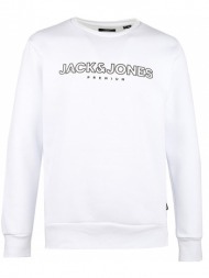 φουτερ jack - jones jprblajason branding 12245593 λευκο