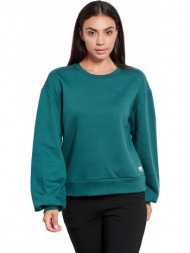 μπλουζα bodytalk less is more open back sweater πρασινη