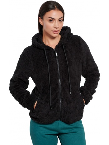 ζακετα bodytalk zip hooded sweater μαυρη σε προσφορά