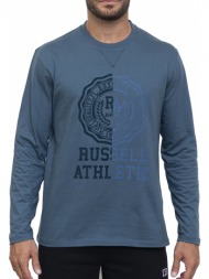 μπλουζα russell athletic ath rose l/s crewneck shirt μπλε