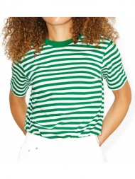 t-shirt jjxx jxanna stripes 12206644 λευκο/πρασινο