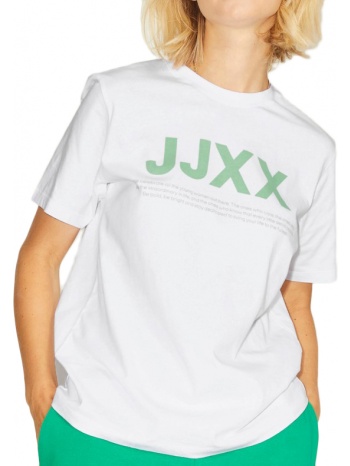 t-shirt jjxx jxanna small logo 12206974 λευκο/πρασινο σε προσφορά