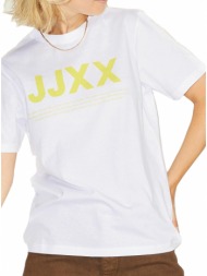 t-shirt jjxx jxanna small logo 12206974 λευκο/κιτρινο