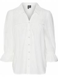 πουκαμισο vero moda vmamina 3/4 10263167 λευκο