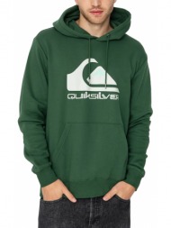 hoodie quiksilver big logo eqyft04450 σκουρο πρασινο