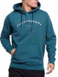 hoodie funky buddha fbm008-056-06 πρασινο