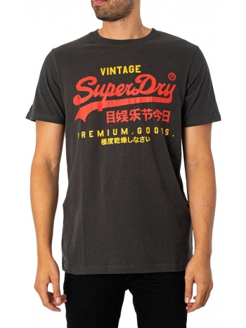t-shirt superdry ovin classic vl heritage m1011747a washed σε προσφορά