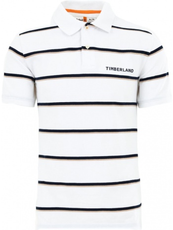 t-shirt polo timberland yd stripe tb0a26px λευκο σε προσφορά