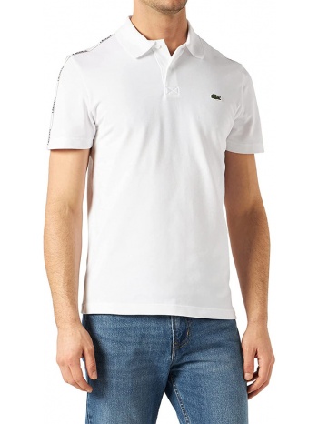 t-shirt polo lacoste branded bands ph7222 001 λευκο σε προσφορά