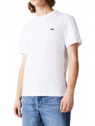 t-shirt lacoste th1207 001 λευκο