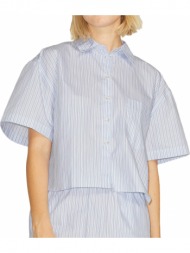πουκαμισο jjxx jxmolly stripes 12200124 λευκο/μπλε