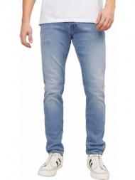 jeans jack - jones jjiglenn jjfox slim 12249197 ανοιχτο μπλε