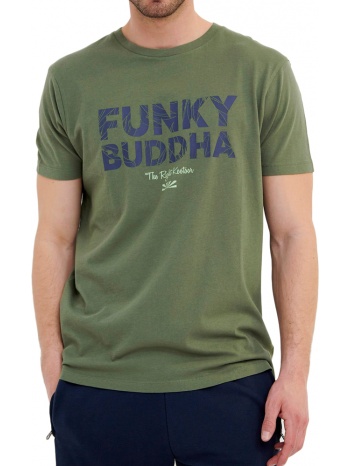 t-shirt funky buddha fbm005-322-04 χακι σε προσφορά