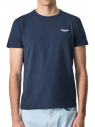 t-shirt pepe jeans original basic pm508212 σκουρο μπλε