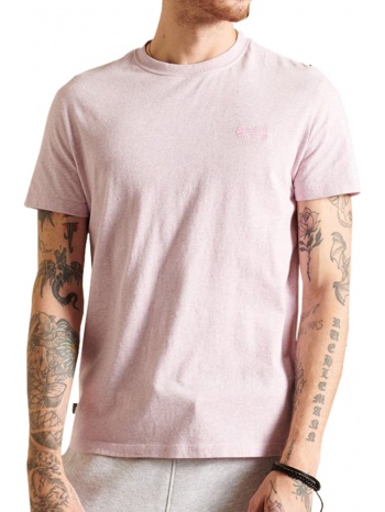 t-shirt superdry vintage logo emb m1011245a ανοιχτο ροζ σε προσφορά