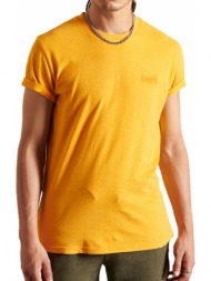 t-shirt superdry vintage logo emb m1011245a κιτρινο