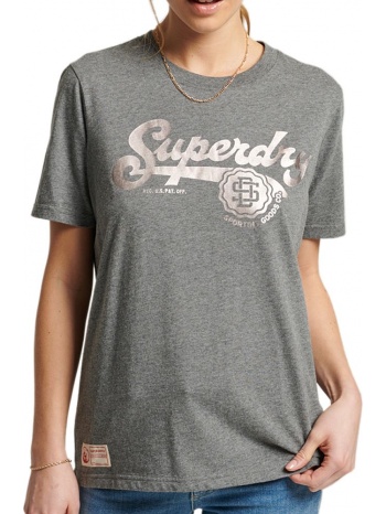 t-shirt superdry ovin vintage script style coll w1010793a σε προσφορά