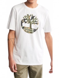 t-shirt timberland tree camo tb0a2mvz λευκο