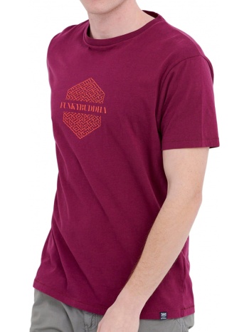 t-shirt funky buddha fbm005-368-04 βυσσινι σε προσφορά