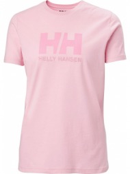 μπλουζα helly hansen hh logo t-shirt ροζ