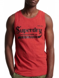 t-shirt superdry ovin vintage merch store m6010651a soda pop red slub