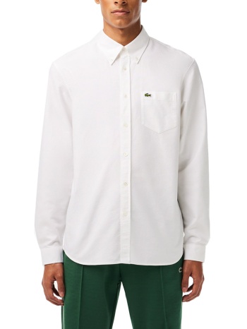 πουκαμισο lacoste oxford ch1911 001 λευκο σε προσφορά