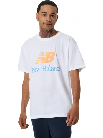 μπλουζα new balance essentials celebrate split λευκη σε προσφορά