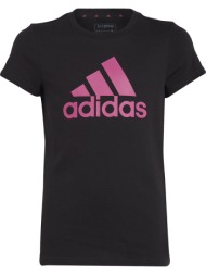 μπλουζα adidas performance essentials big logo cotton tee μαυρη